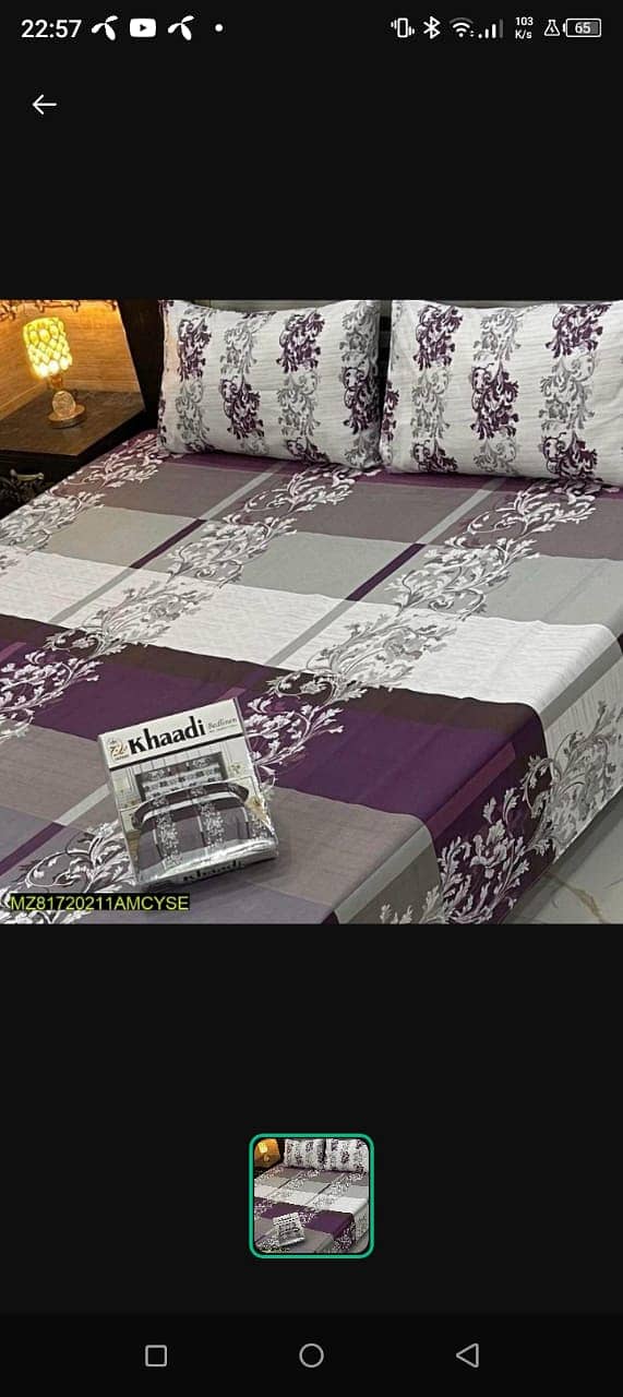 Bedsheets \ Fabric: Cotton \ Single Bed sheet \ Bed Sheets Double 0