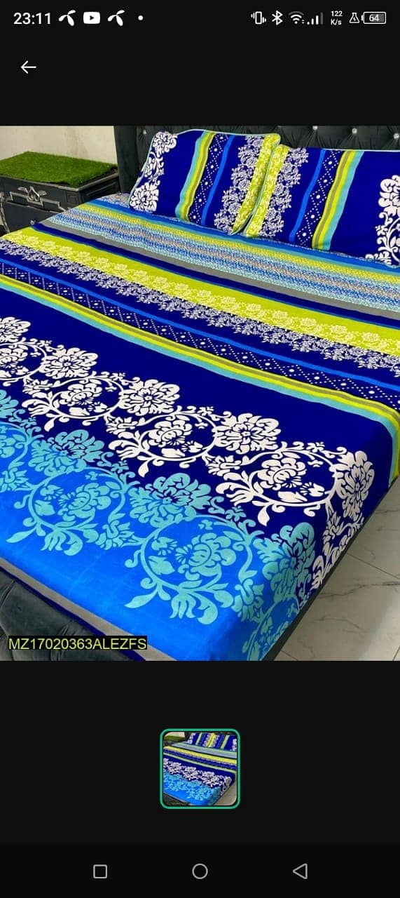 Bedsheets \ Fabric: Cotton \ Single Bed sheet \ Bed Sheets Double 3