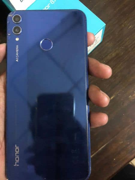 Honor 8x Mobile 4gb ram 128gb memory condition 10×8 for sale 1