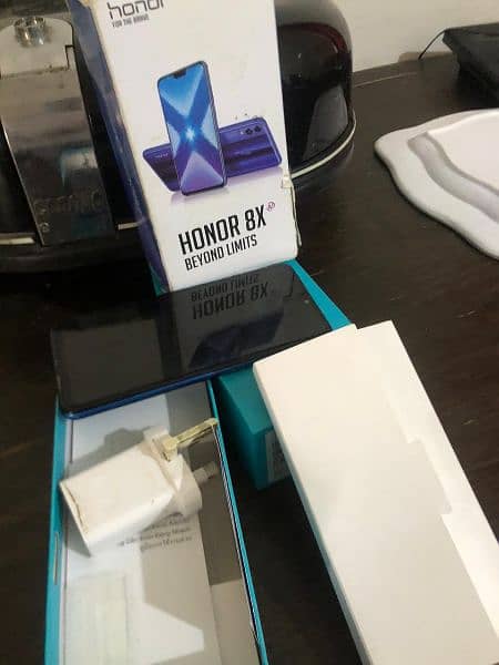 Honor 8x Mobile 4gb ram 128gb memory condition 10×8 for sale 5