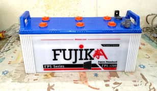 FUJIK 120ah  BATTRY WITH UPS pure coper 10/10 used 9 MONTH