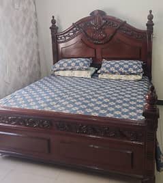 Bed Set with side tables and dressing at cheap price