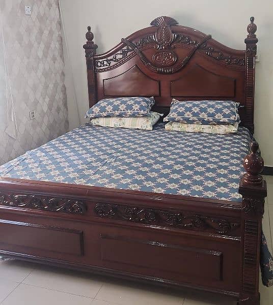 Bed Set with side tables and dressing at cheap price 0