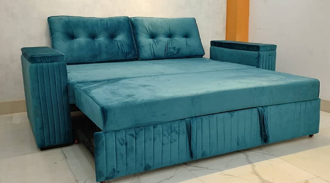 Sofa cum bed/Dewan/Double cumbed/Sofa/L Shape/combed/Bed Set/MoltyFoa 4