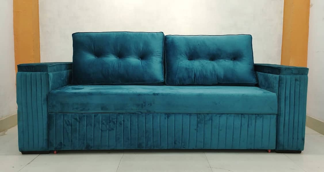 Double Sofa Cum bed|Turkish|Molty|Sofa Combed|Chair set|L Shape|Sofa 1