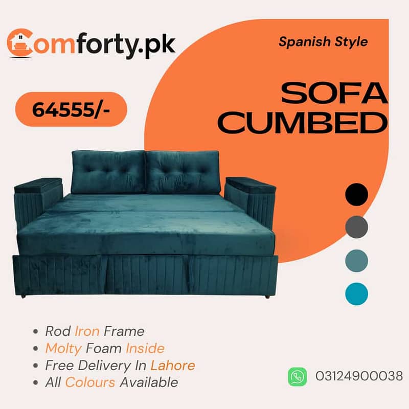 Double Sofa Cum bed|Turkish|Molty|Sofa Combed|Chair set|L Shape|Sofa 0