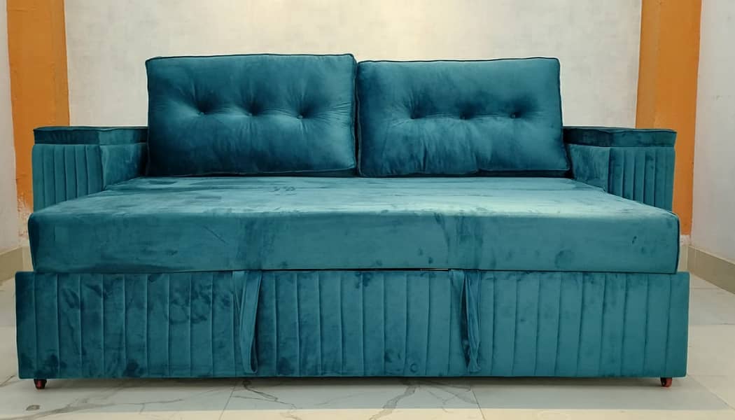 Double Sofa Cum bed|Turkish|Molty|Sofa Combed|Chair set|L Shape|Sofa 2