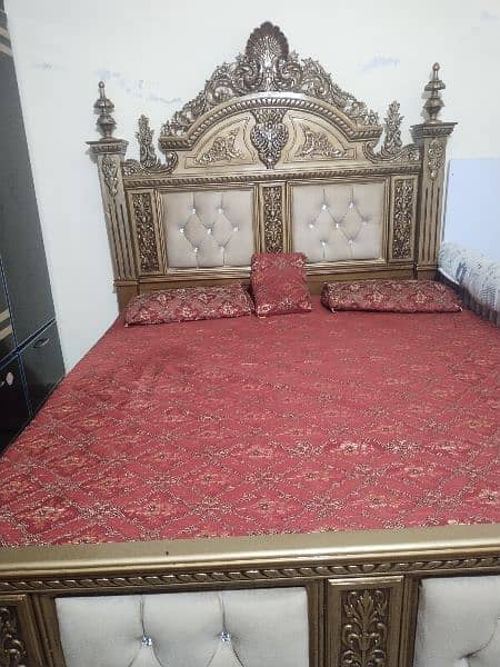 bed set/bed dressing side table chairs/king size bed/double bed 1