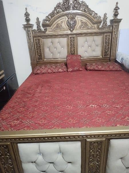 bed set/bed dressing side table chairs/king size bed/double bed 6