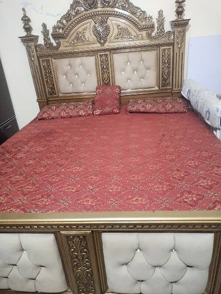 bed set/bed dressing side table chairs/king size bed/double bed 8