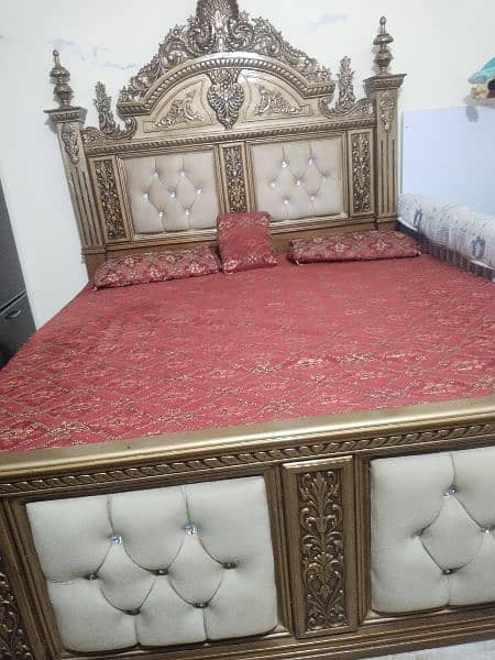 bed set/bed dressing side table chairs/king size bed/double bed 9