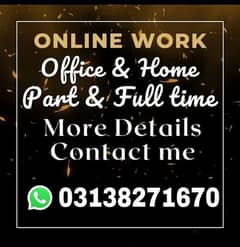 Online work available 0