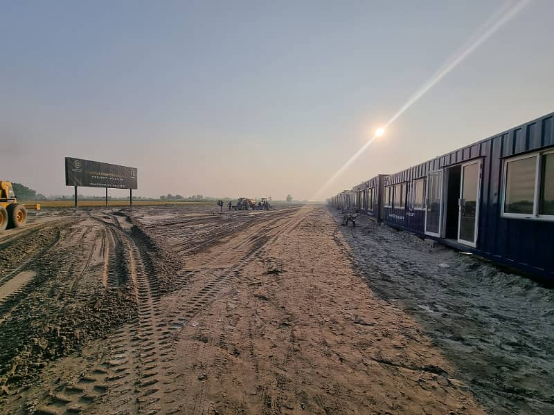 5 Marla Plot on 4 Years Installments on Main Canal Expressway Faisalabad | District One Faisalabad 1