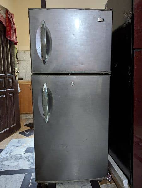 Haier Fridge with wooden stand 0