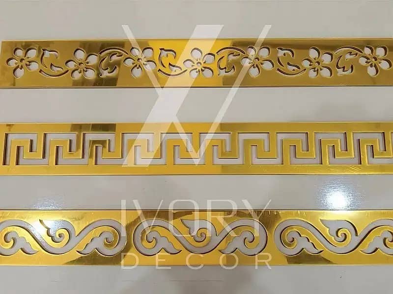 Mirror Acrylic Sheet | GOLD Mirror | Silver Mirror | Decoration 3