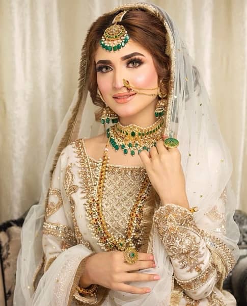 BEAUTIFUL BRIDAL GHARARA nikkah DRESS 1