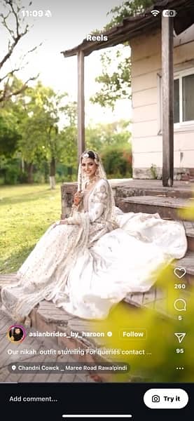 BEAUTIFUL BRIDAL GHARARA nikkah DRESS 4