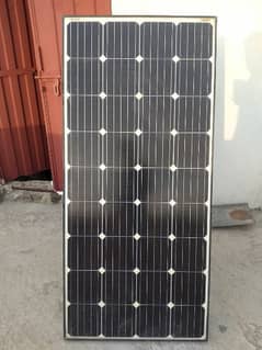 165 watts used Solar panel