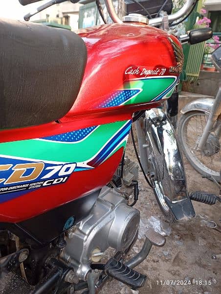 Honda CD 70 for sale just like new 3