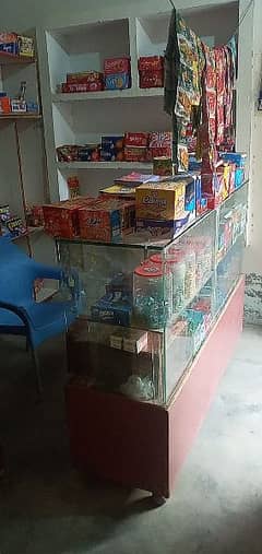 tuc and keryana shop for sale and lays stands and