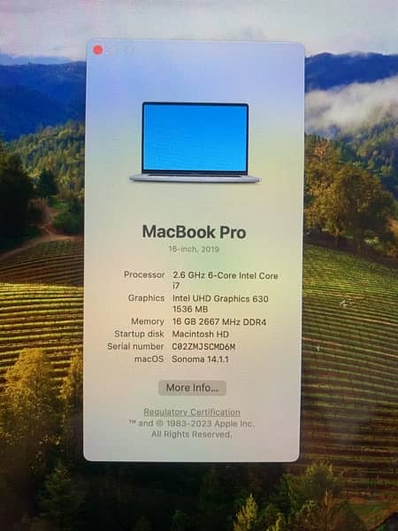 Macbook Pro 2019 16inch 4