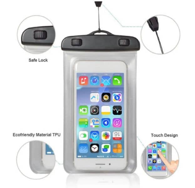 Waterproof Double Safety Case Or Pouch For iOS and Android 4