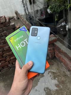 infinix hot 10 with box and charger