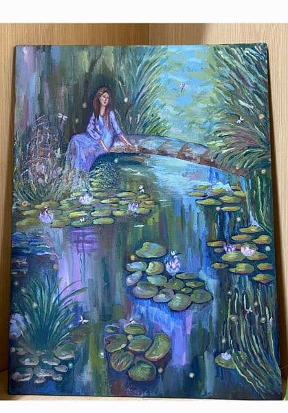 water lilies fairytale landscape 0