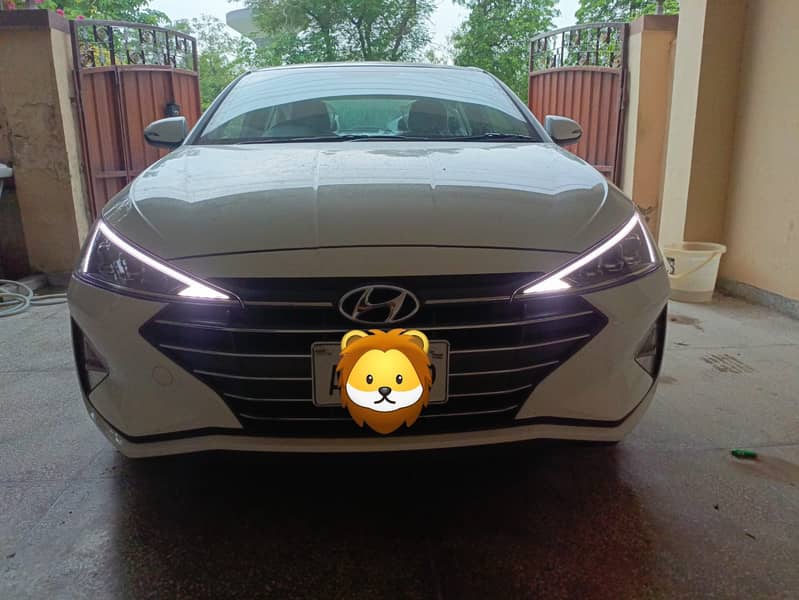 Hyundai Elantra GLS automatic 2024 white 6