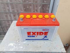 Exide battery in excellent condition