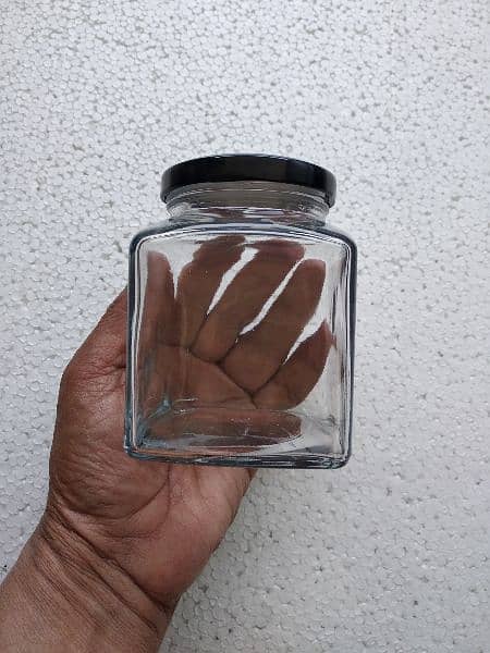 Glass Jars (Square and Hexagonal) 400mL / 500 Grams 1