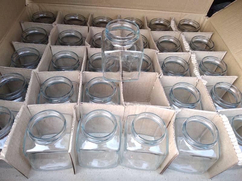 Glass Jars (Square and Hexagonal) 400mL / 500 Grams 5