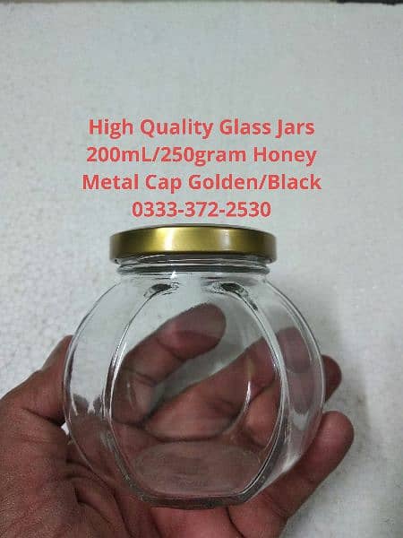 Glass Jars (Square and Hexagonal) 400mL / 500 Grams 8