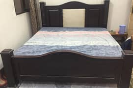 King Size bed + Mattress ( No Side Table)