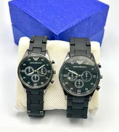 Couple Casual Analogue Watches in 2 different pretty colors