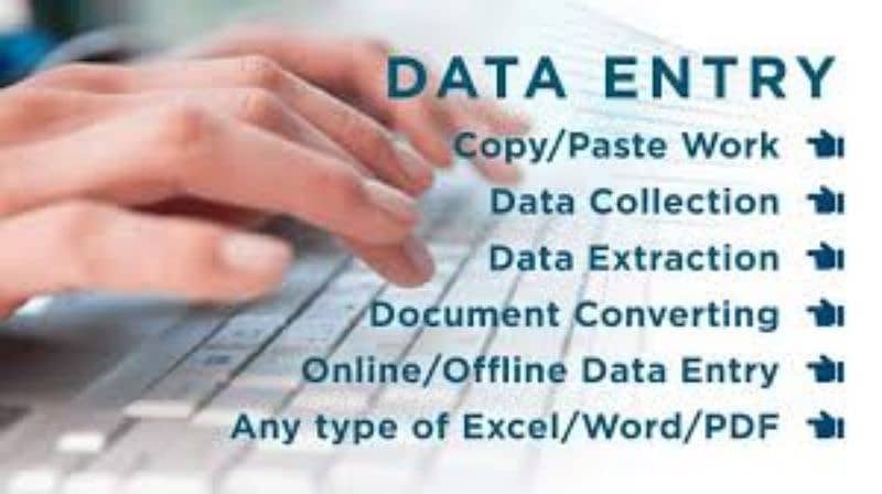 Wanted job. as Virtual Assistant, Data entry, CV Maker, Daraz 1