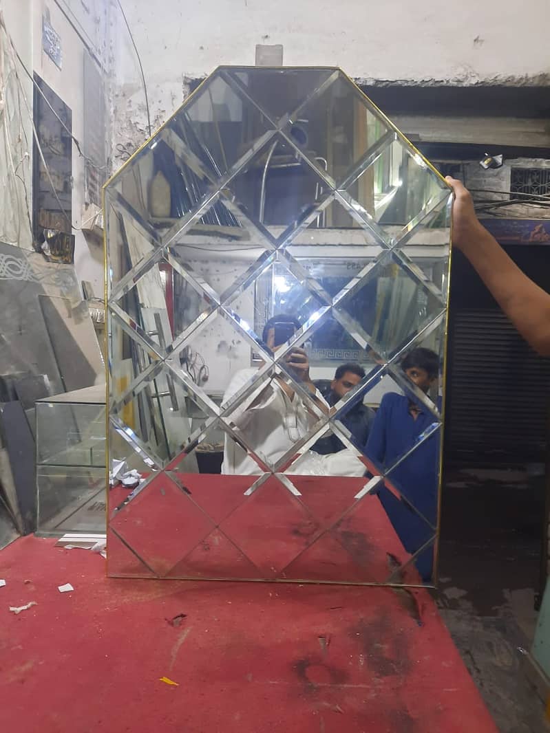 26x38 lloking glass diamond cut 2