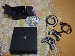 PS4 PRO 1TB 2 Controllers 3 Games CD's With All Accessories