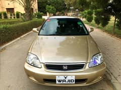 Dr (R) Army Officer's Used Honda civic VT-i RS 1999 7th Gen Face lift.
