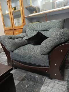 Sofa set with dewan