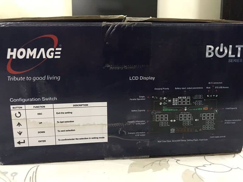 Homage Hybrid Solar Inverter 1