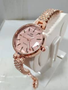 Women's Formal Fancy Analogue Watch in 2 Limited colors pink & Silver 0