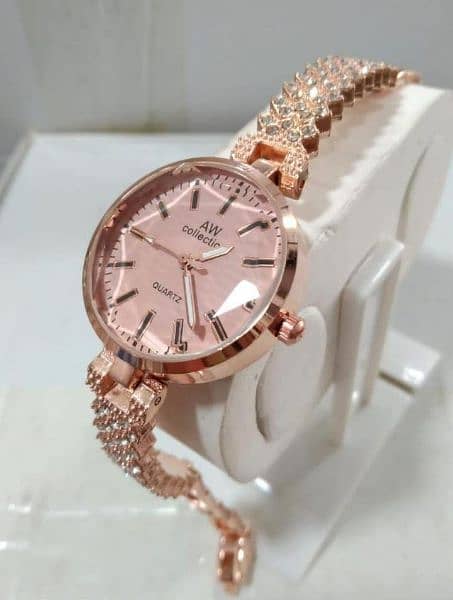 Women's Formal Fancy Analogue Watch in 2 Limited colors pink & Silver 0