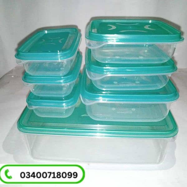 Food storage pack of 7 cash on delivery 7