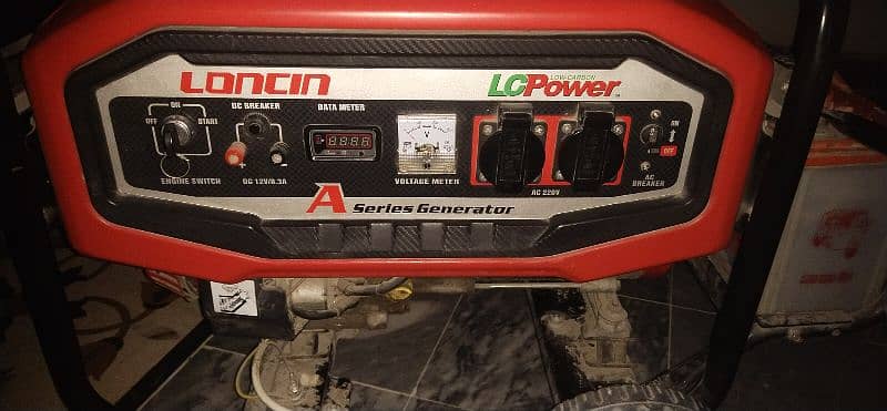 lancin generator 3.5 kv like new model 5500 2