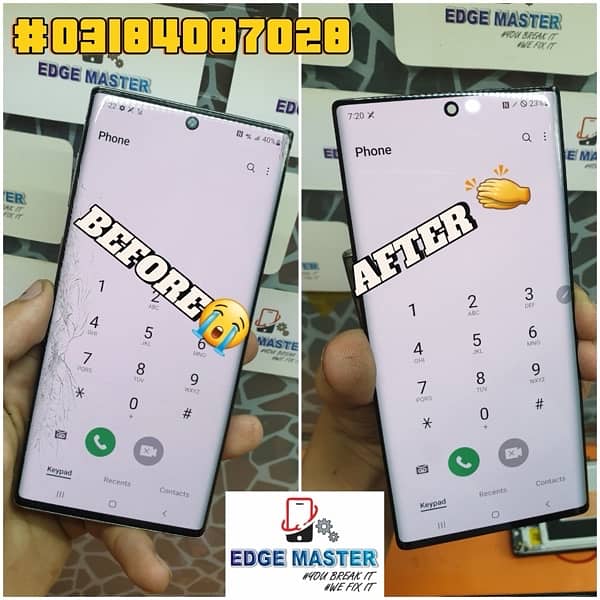 Glass Crack Change Samsung S23 Ultra S21 UltraNote 20 UltraS10 Note 8 2