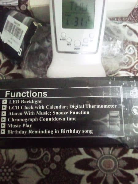 multifunctional digital Table clock 1