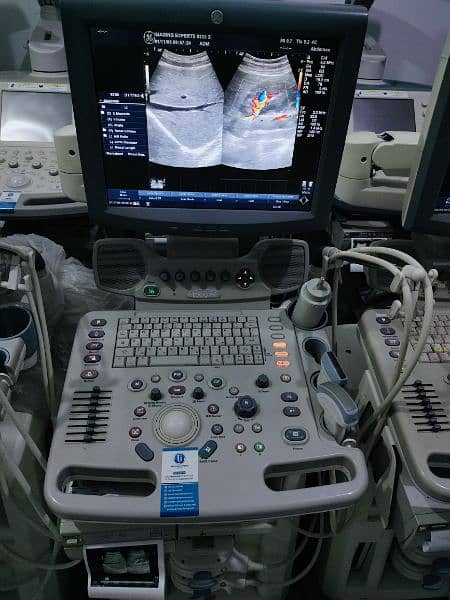 GE & Toshiba Color Doppler with Convex and Linear Probes 0