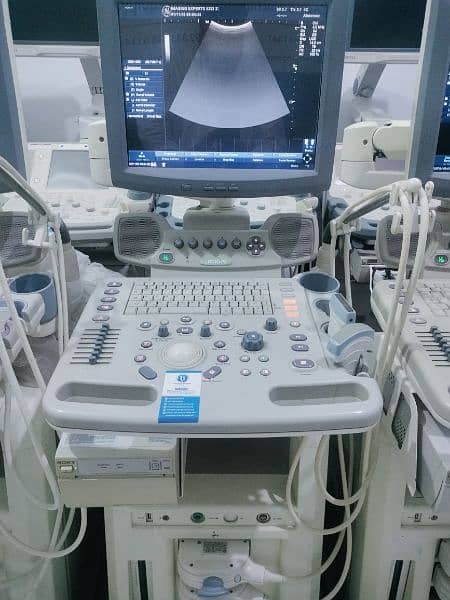 GE & Toshiba Color Doppler with Convex and Linear Probes 2