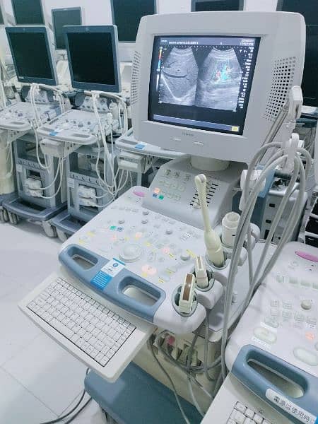 GE & Toshiba Color Doppler with Convex and Linear Probes 13